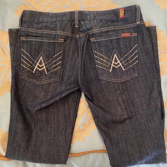 SEVEN 7 JEANS FOR ALL MANKIND SIZE 31 BOOTCUT - Picture 1 of 6